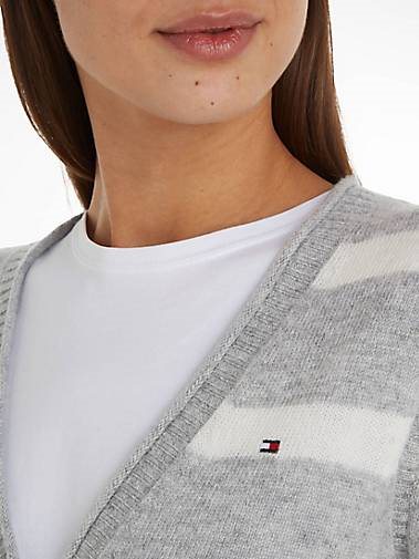 TOMMY HILFIGER Damen Strickjacke aus Wolle