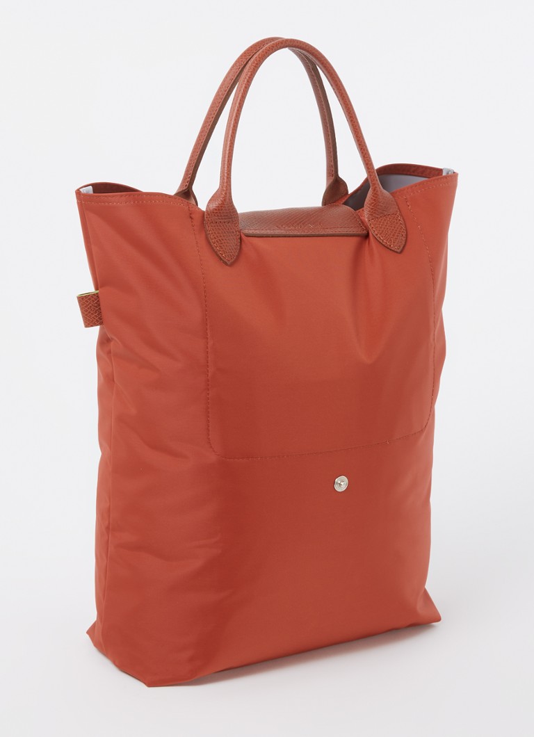 Τσάντα Longchamp Le Pliage Original M με δερμάτινες λεπτομέρειες