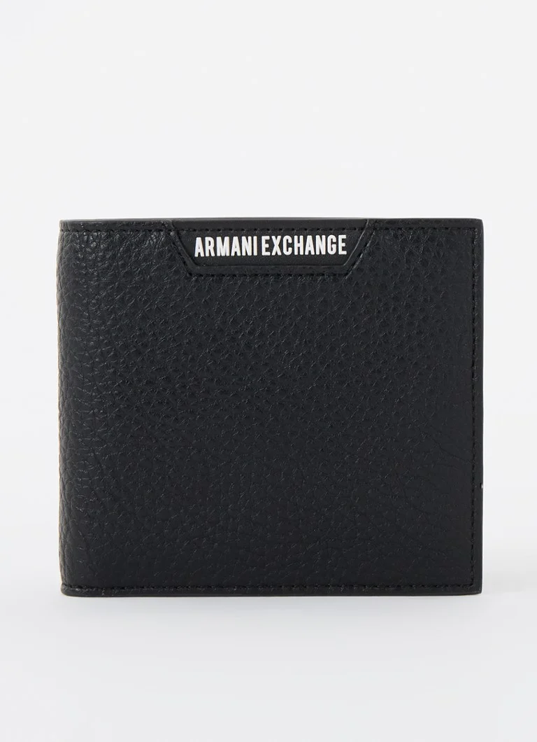 Carteira Armani Exchange com logotipo