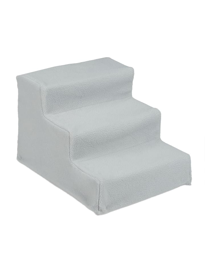 relaxdays Hundetreppe in Grau - (B)35x (H)30 x (T)45 cm günstig kaufen onesize