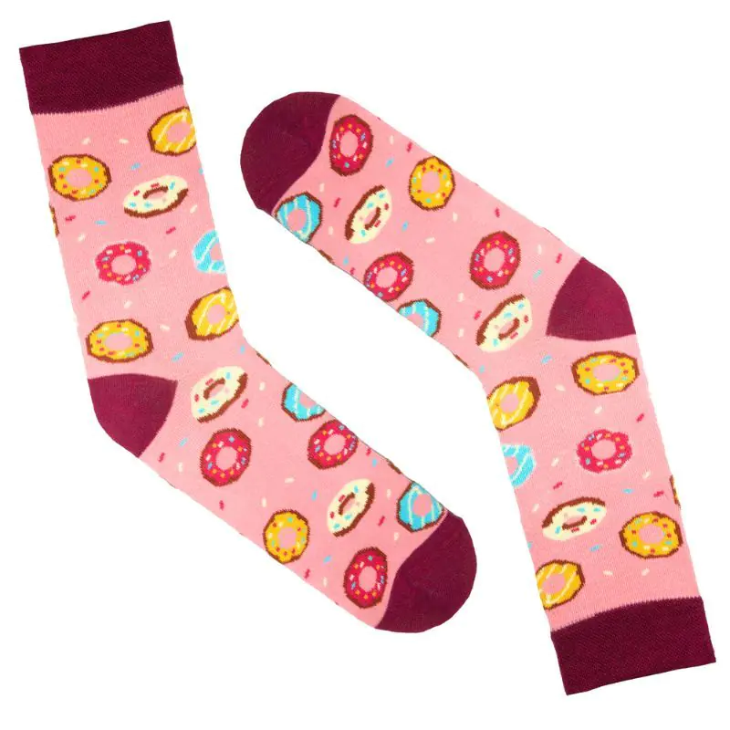 Life Hipster Socks Donut Mønster Størrelser 39-42