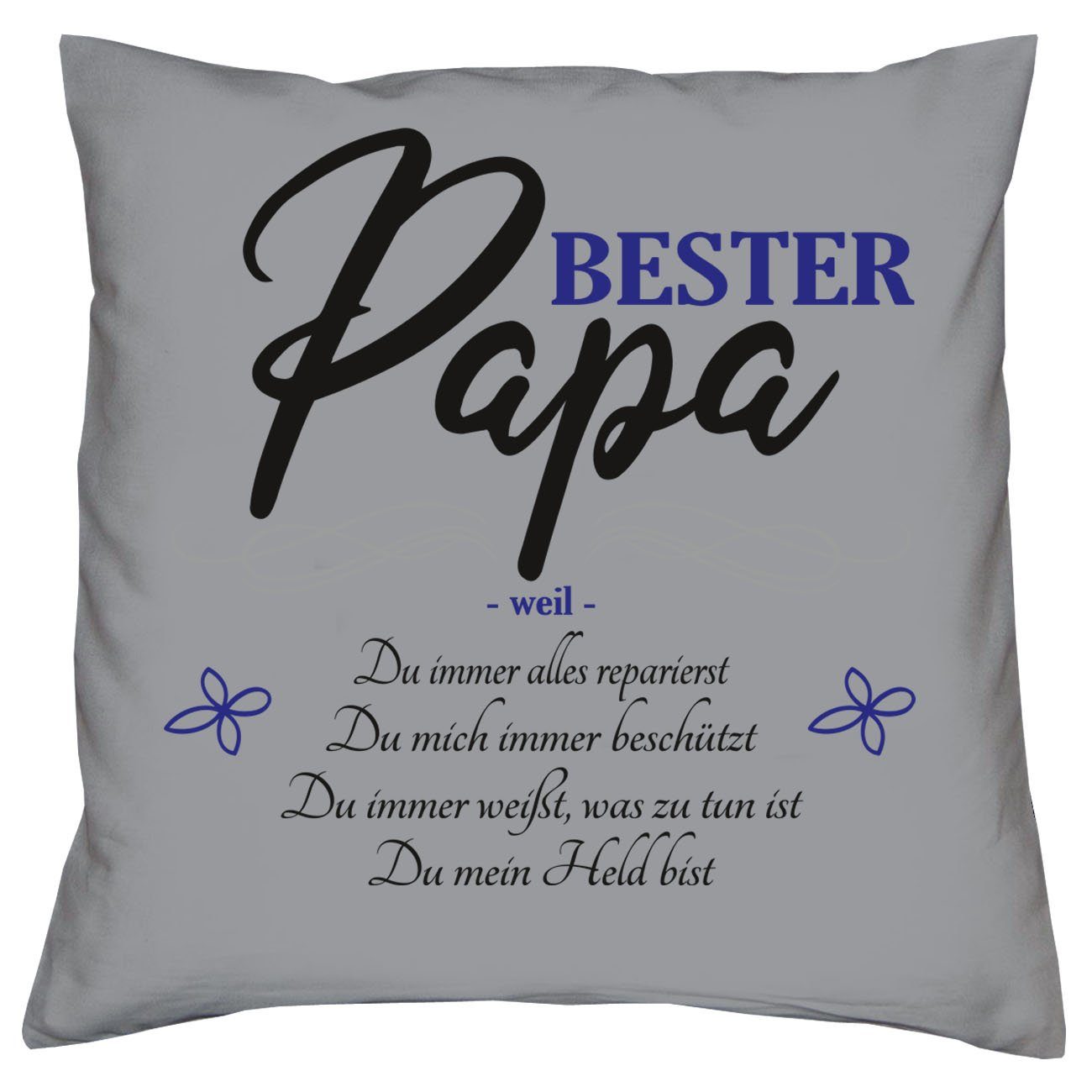 Soreso® Dekokissen Kissen Beste Mama Bester Papa Geschenke Set Eltern Weihnachtsgeschenk, Geschenk Weihnachten Muttertag Vatertag