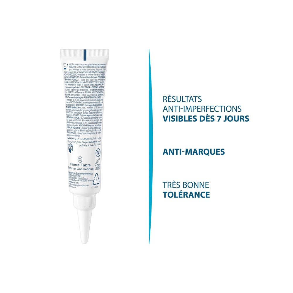 Ducray Keracnyl - PP+  Emulsion traitante purif iante Soin visage