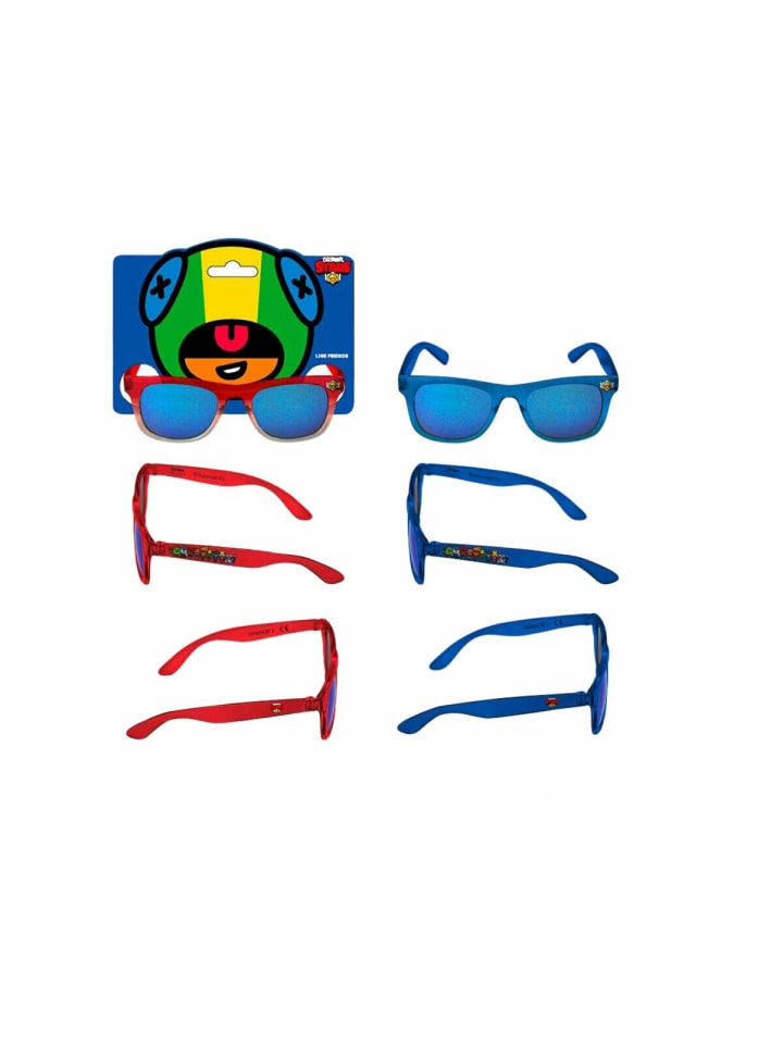 Brawl Stars Brawl Stars Sonnenbrille für Kinder – Coole Sonnenbrille in Rot günstig kaufen onesize