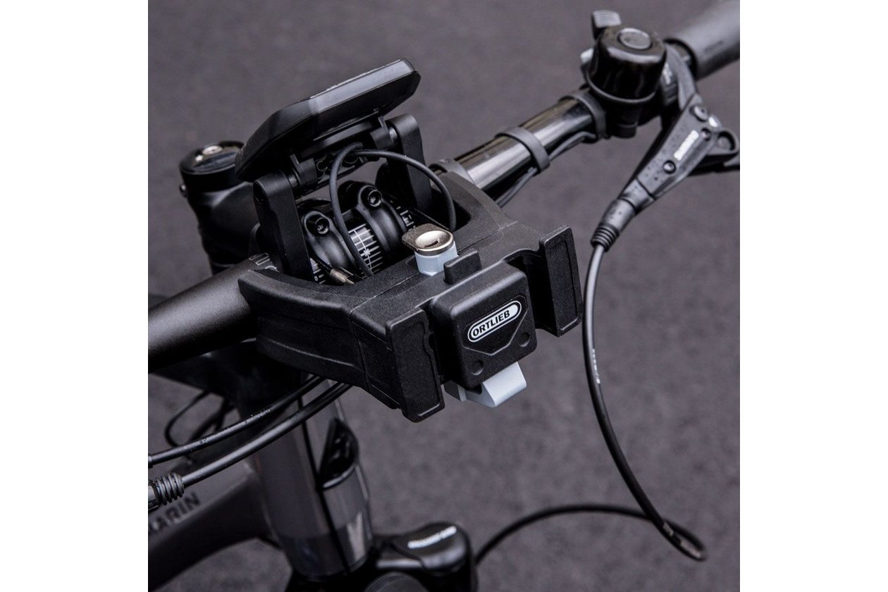 Ortlieb Lenker Montage-Set E-Bike, mit Schloss