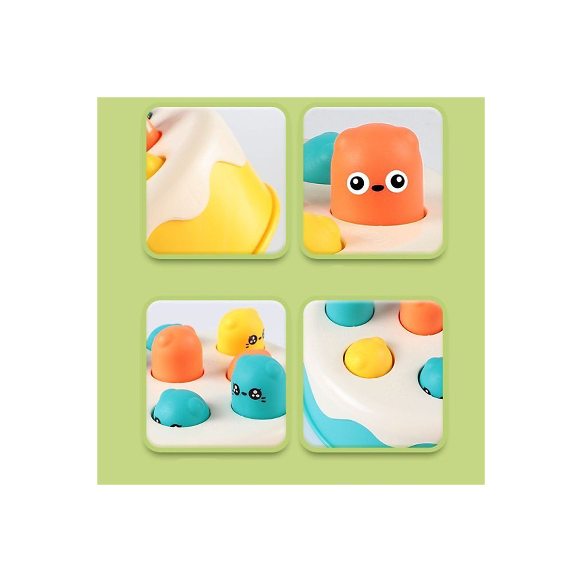 Tragbares klopfendes Hamsterspielzeug Poke A Mole Cake für Kinder