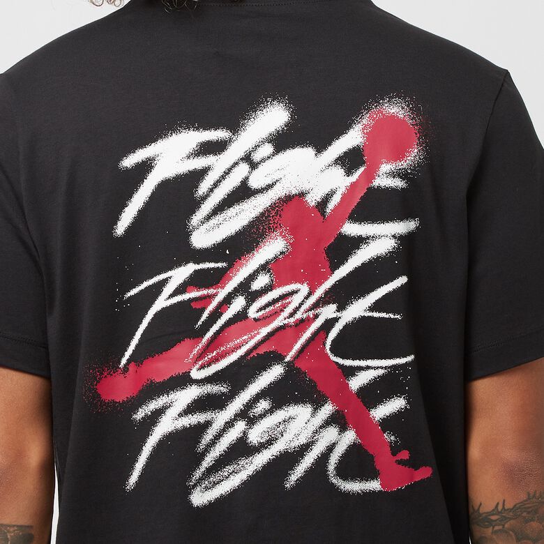 JORDAN Air Jordan Graphic T-Shirt black/white/gym red