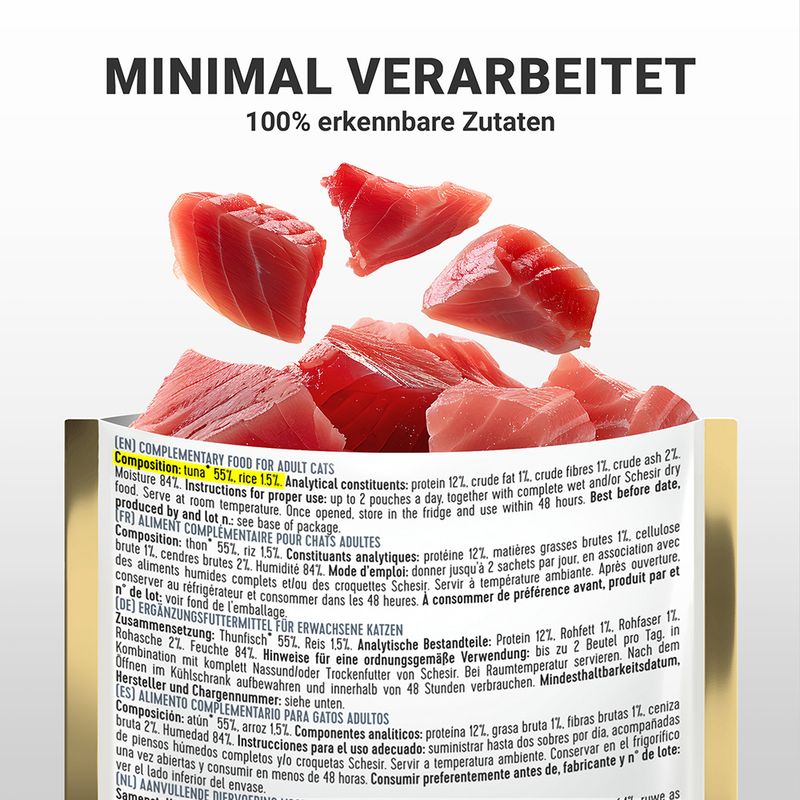 Sparpaket Schesir Jelly Pouch 24 x 85 g zu TOP-Preisen | bitiba %