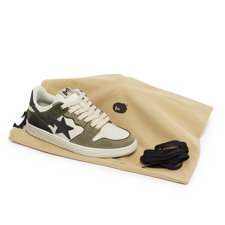 A Bathing Ape Bape SK8 Sta #4 M1 olivedrab