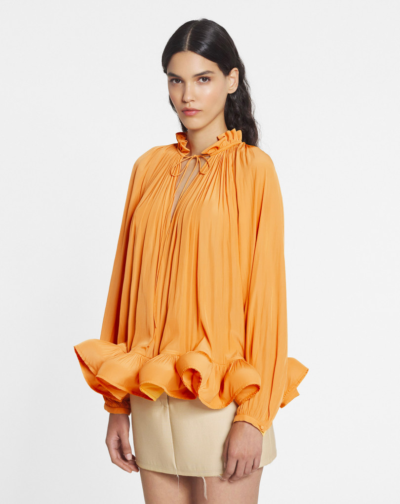 BLOUSE À MANCHES LONGUES CHARMEUSE