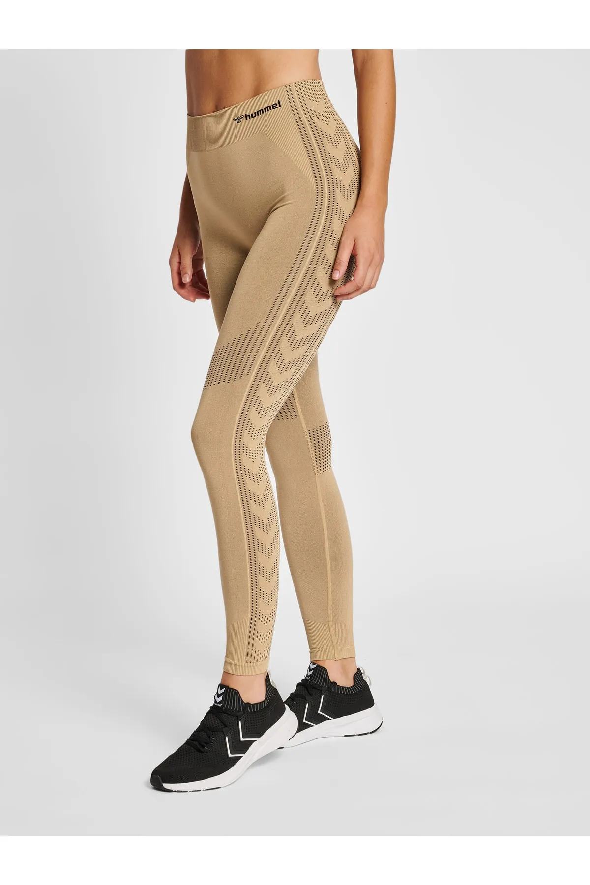 hummel  Sport-Leggings - Gelb - Mittlerer Bund