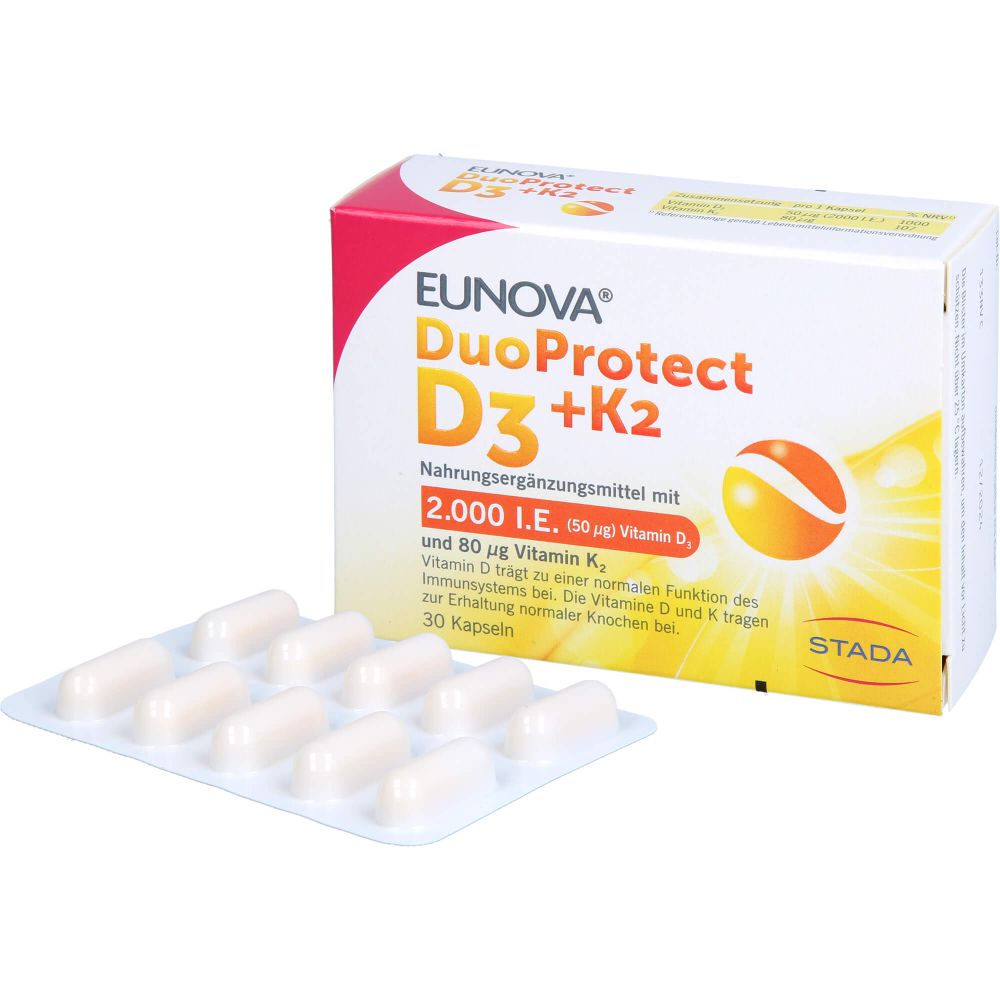 DuoProtect D3+K2 2000 I.E./80 μg Kapseln