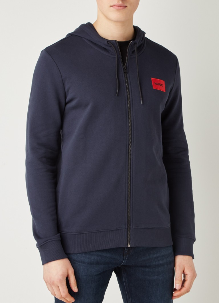 HUGO BOSS Daple pulóver oldalsó zsebekkel