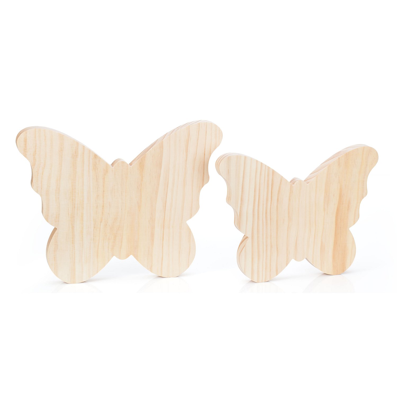Schmetterlinge aus Holz, 2 Stück