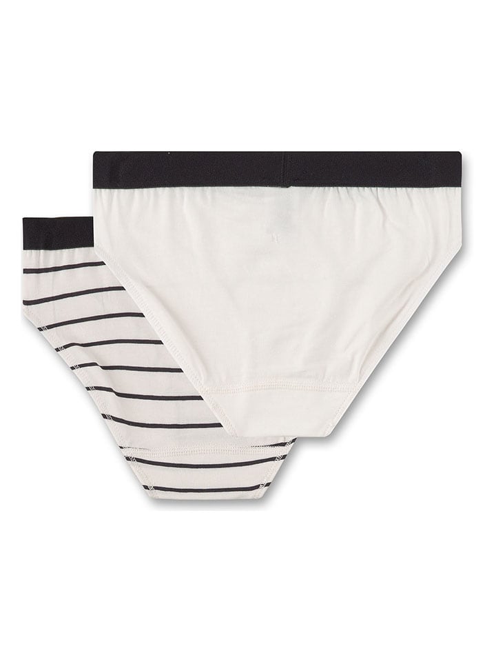 Sanetta 2er-Set: Slips in Weiß/ Schwarz günstig kaufen