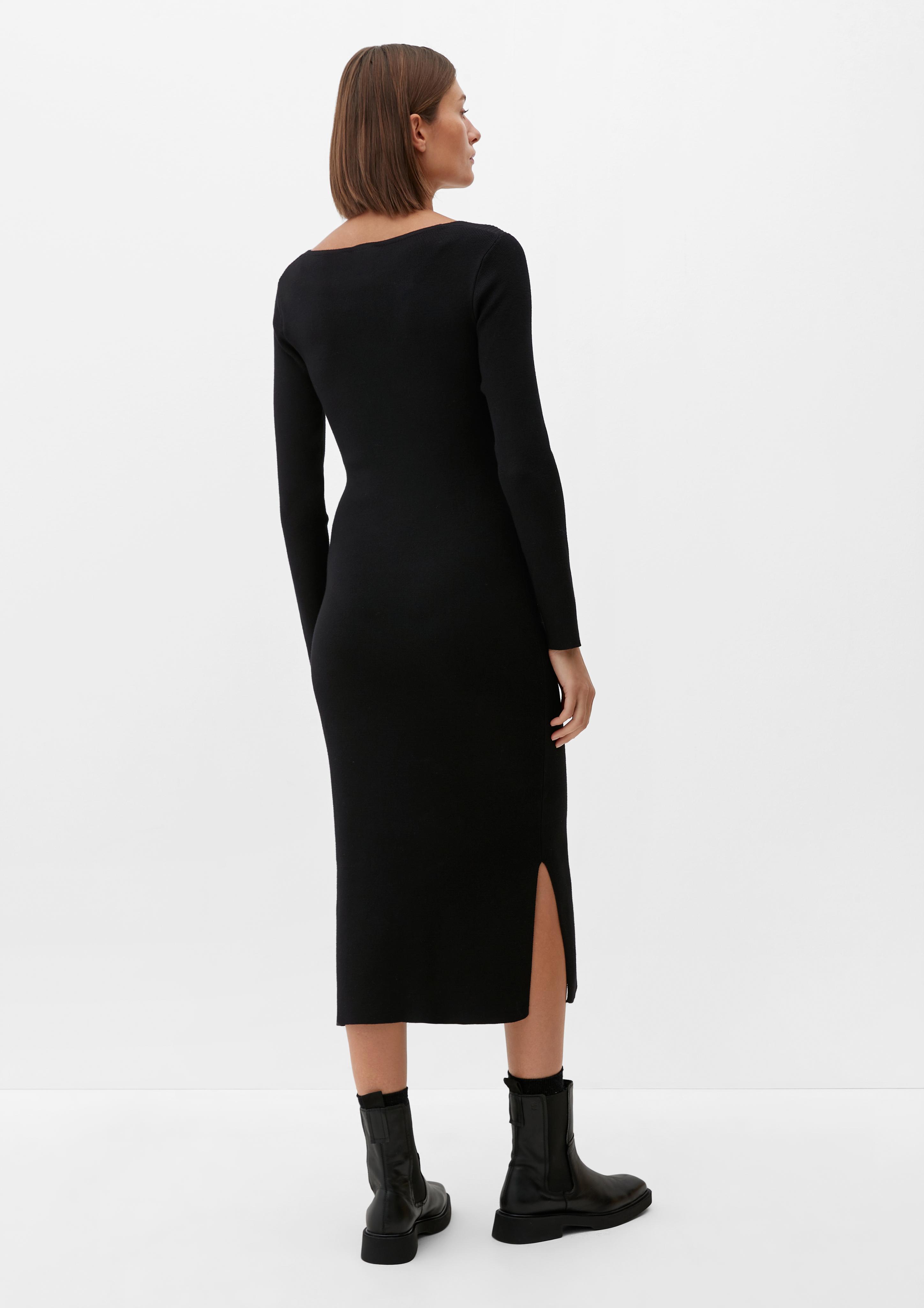 Strickkleid in Wickel-Optik  2124095-9999