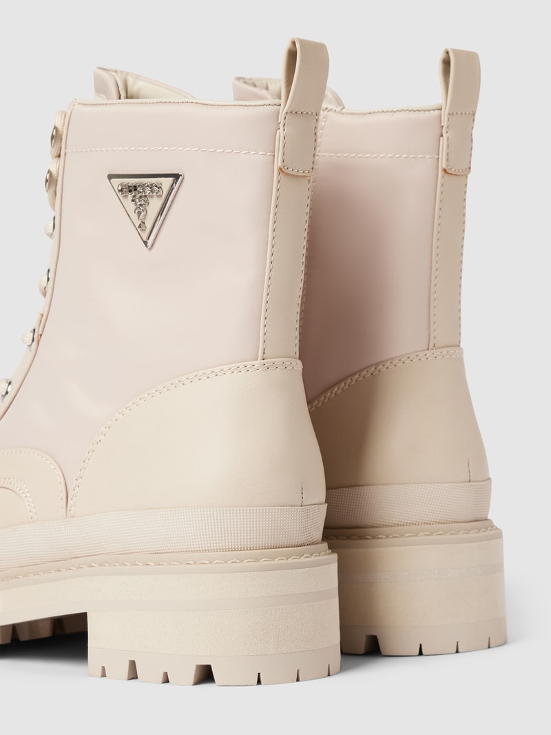 Boots in Leder-Optik Modell 'BADA' in beige