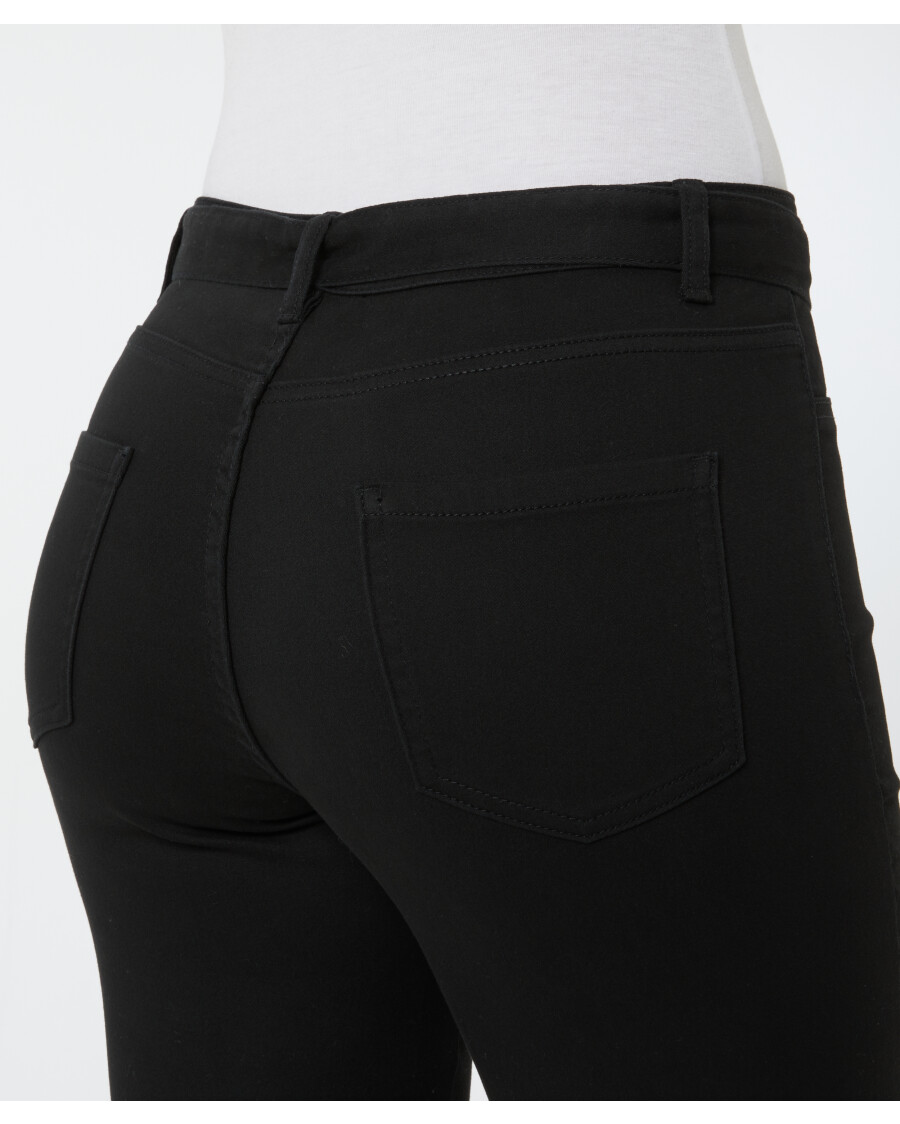 Schwarze Twillhose