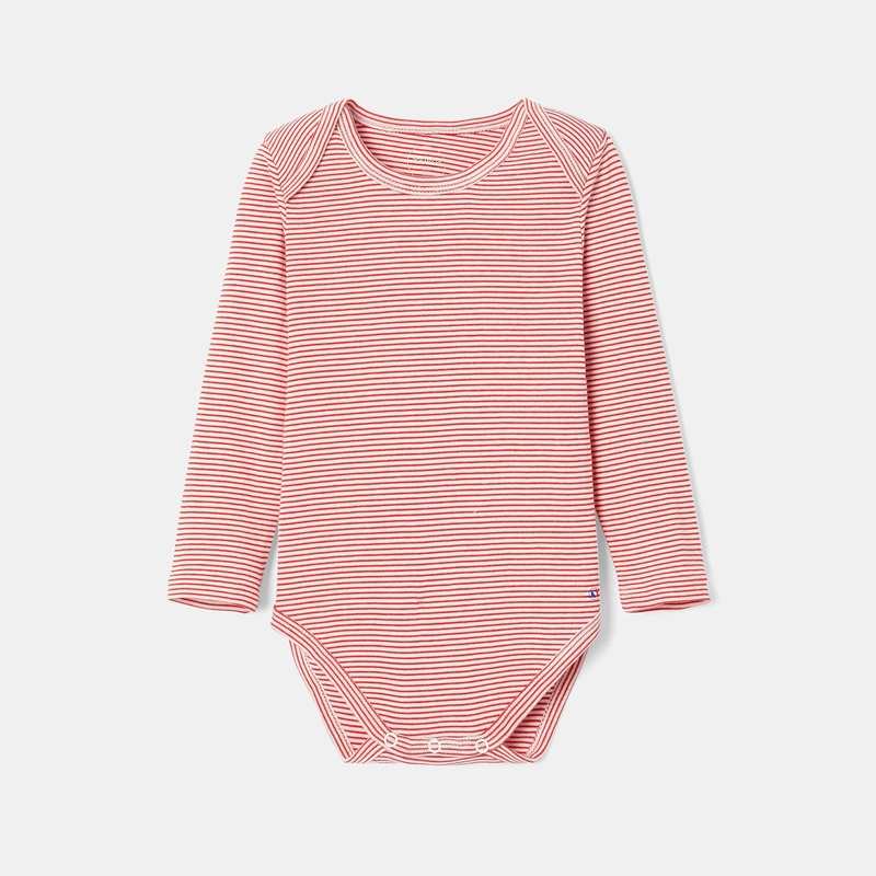 Bodies en jersey doux (lot de 3) rouge mixte Absorba
