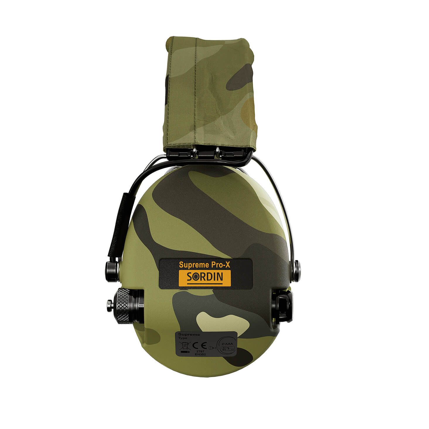 Gehörschutz Pro-X LED Camo mit Gelkissen