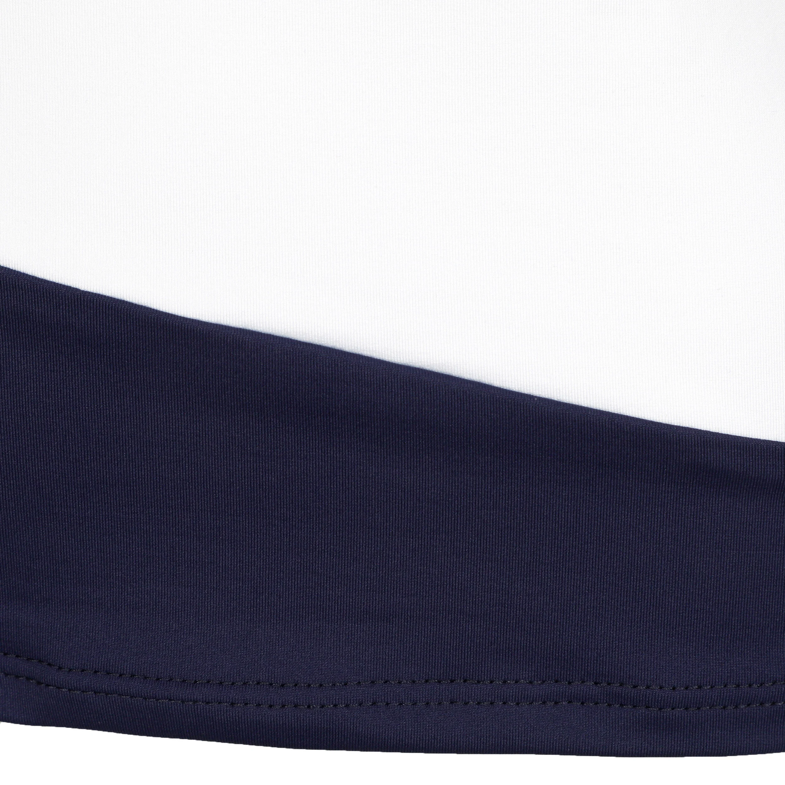 Curve Tank-Top Damen - Weiß, Dunkelblau