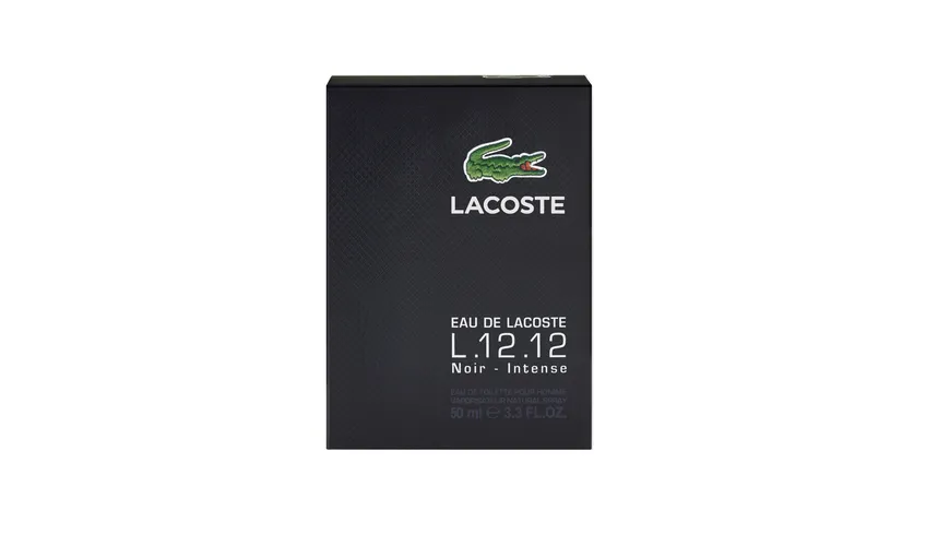 Eau de LACOSTE L.12.12 Noir Eau de Toilette Natural Spray