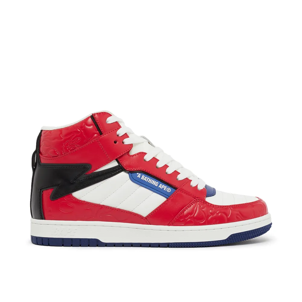 A Bathing Ape Wmns Sta 88 Mid 1 L 001FWJ302027IRED / rot