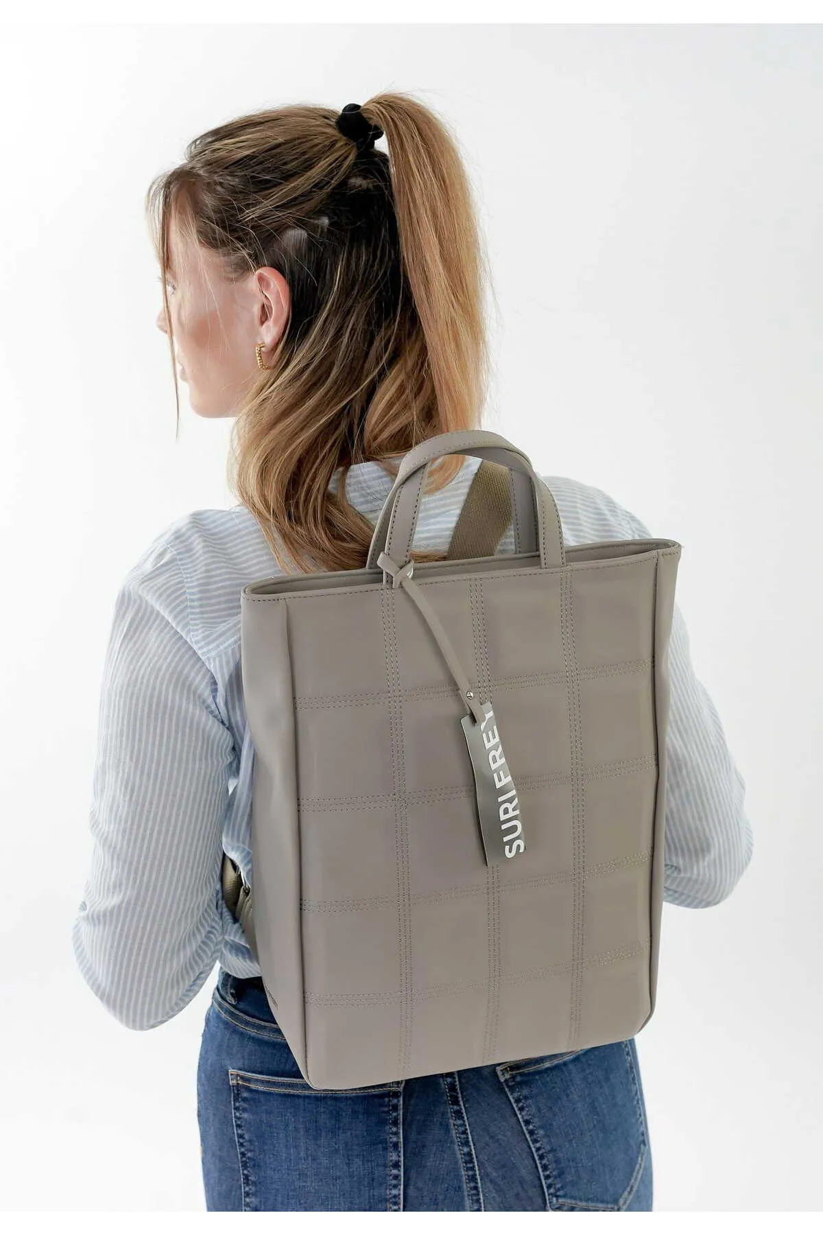 SURI FREY  Rucksack - Braun - Unifarben