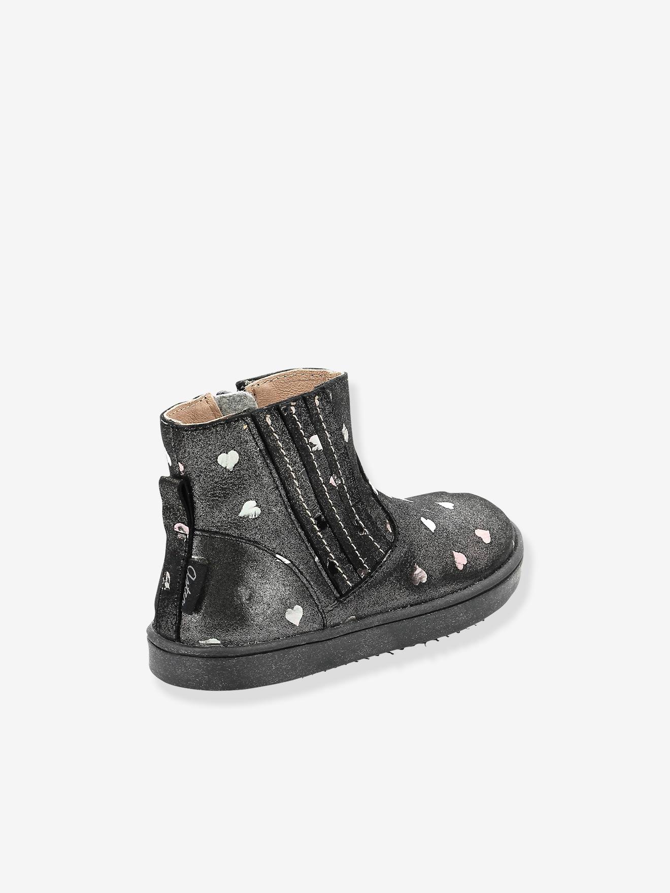 Boots cuir fille Welsea ASTER® marine
