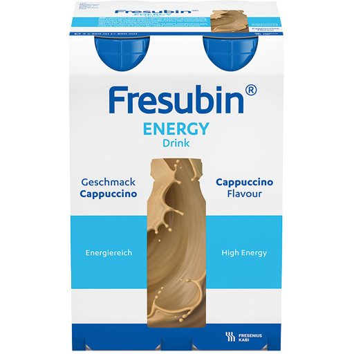 FRESUBIN ENERGY DRINK Cappuccino Trinkflasche  4X200 ml  Lösung