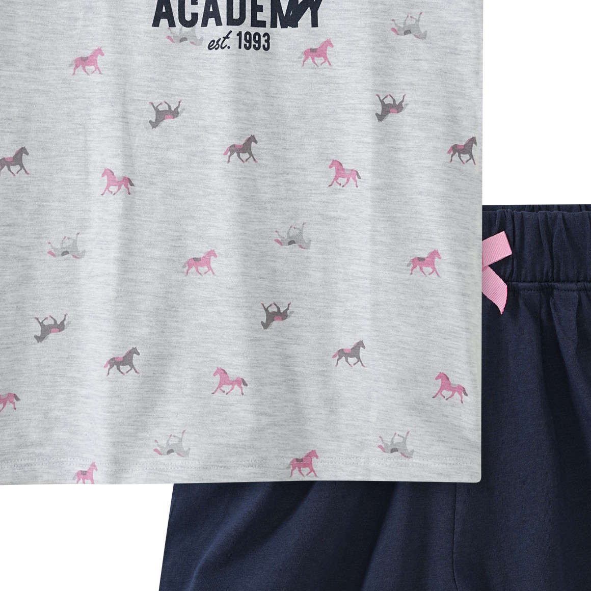 Mädchen Shorty mit Pferde-Motiven