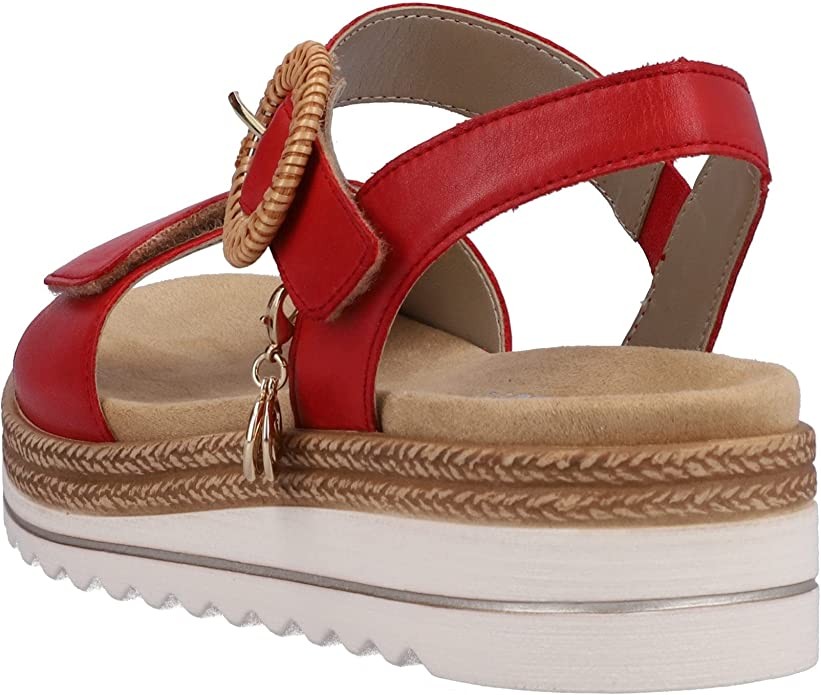 REMONTE Klassische Sandalen rot