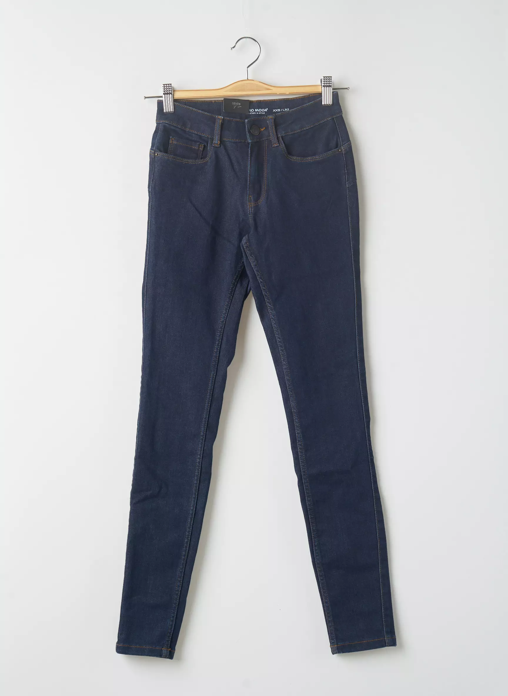 Vero Moda Jeans Coupe Slim Femme couleur bleu