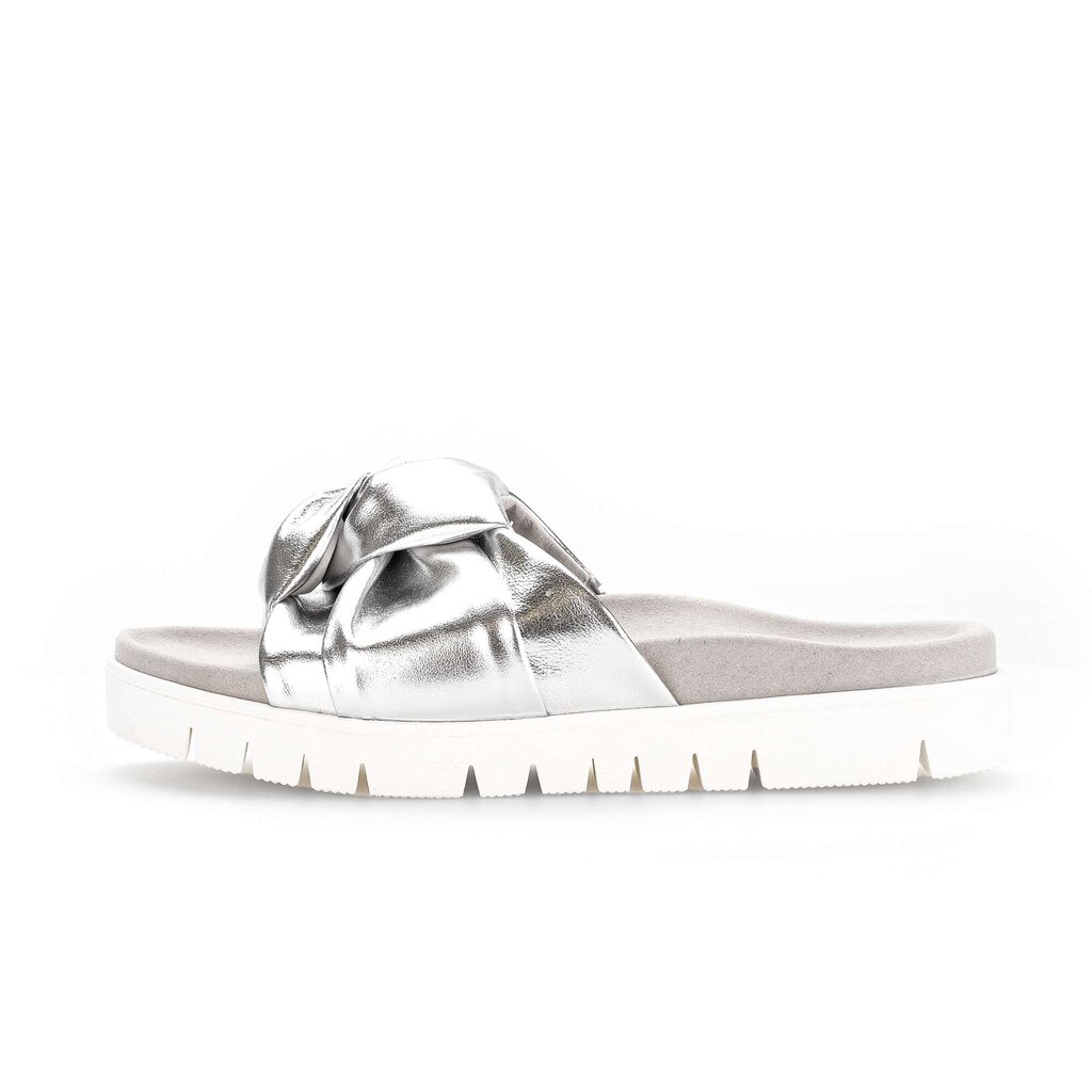 Gabor fashion Pantolette silber