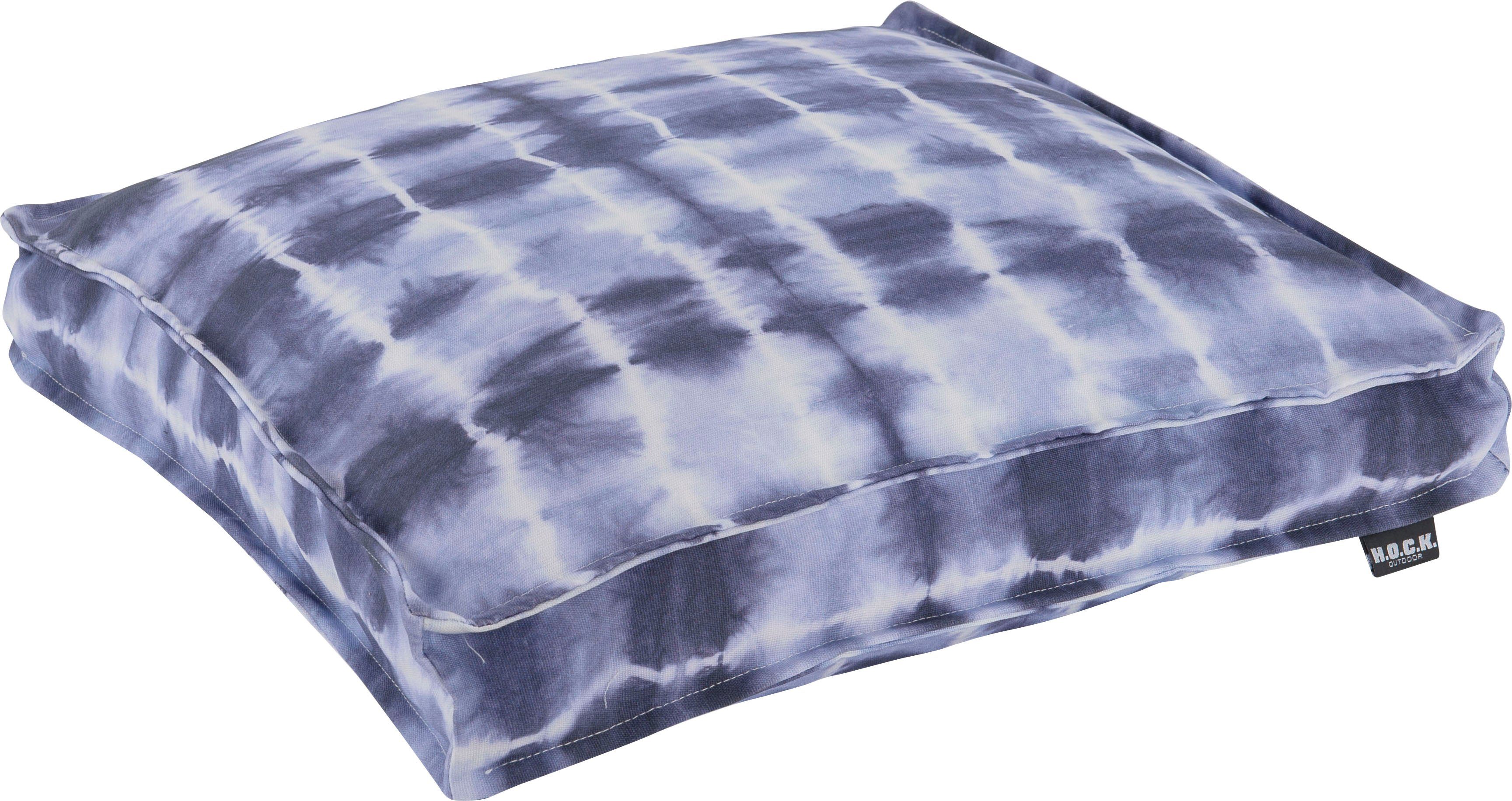 H.O.C.K. Sitzkissen Badu Batik Midnight Outdoor, wasserabweisend