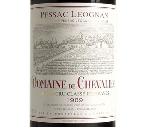 Domaine de Chevalier Rouge 1989, Cru Classé de Graves Bordeaux Pessac-Léognan