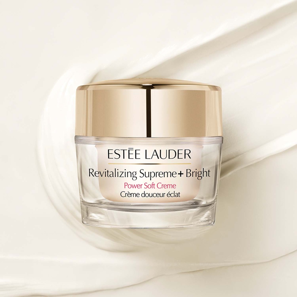 Estée Lauder Revitalizing Supreme+ Bright Emulsion douceur éclat Crème de jour Soin visage anti-âge et révélateur d'éclat