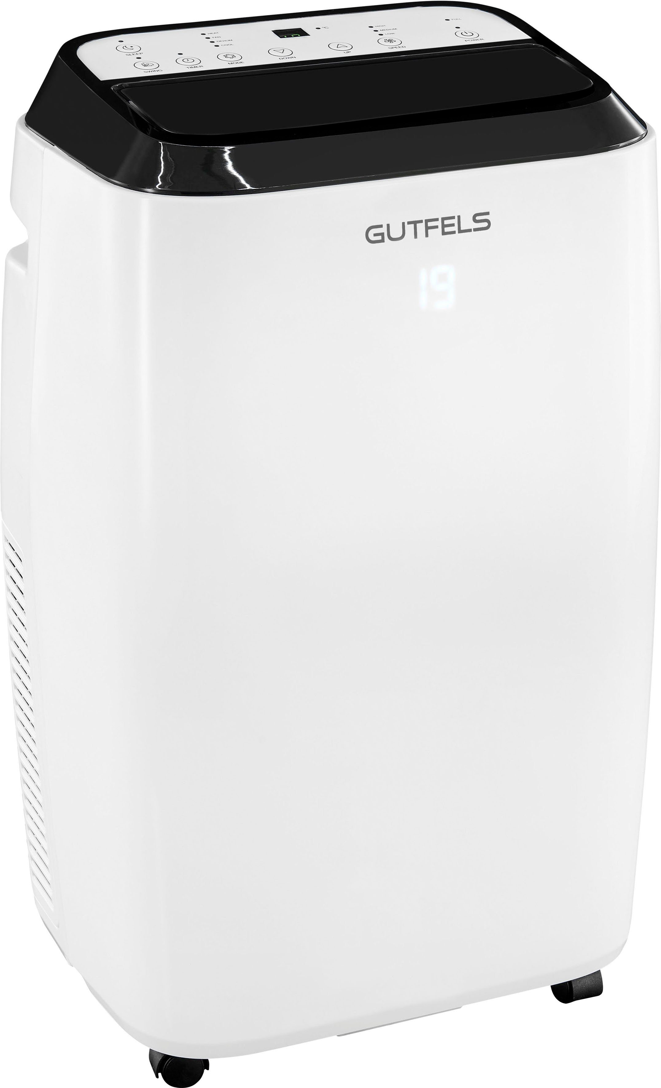 Gutfels 3-in-1-Klimagerät CM 61249 we, Luftkühlung - Entfeuchtung, geeignet für 38 m² Räume