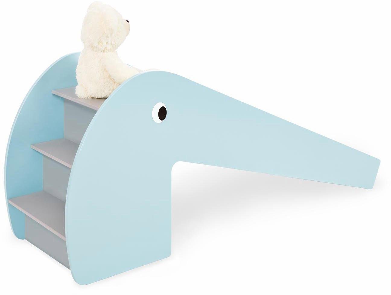 Pinolino® Indoor-Rutsche Holzspielzeug, Lotta, blau
