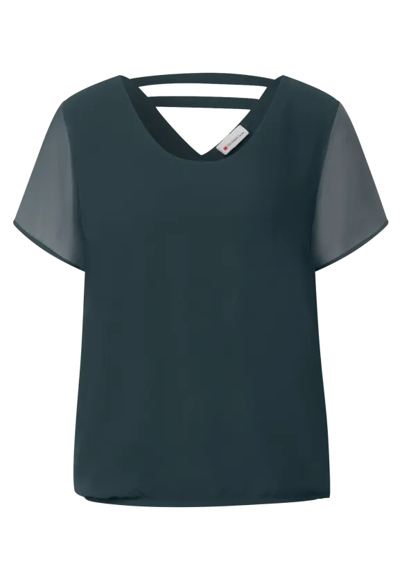 Street One Chiffonbluse mit Cut Outs