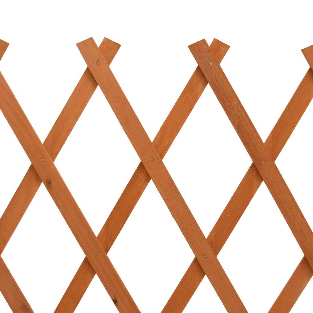 vidaXL Gartenzaun Garten-Rankzaun Orange 120x60 cm Massivholz Tanne, (1-St)