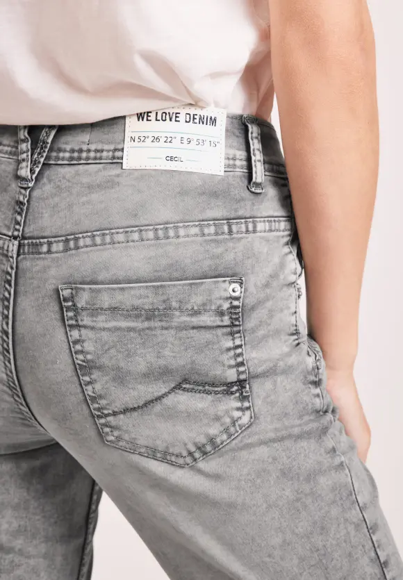 CECIL Loose Fit Jeans in 3/4-Länge