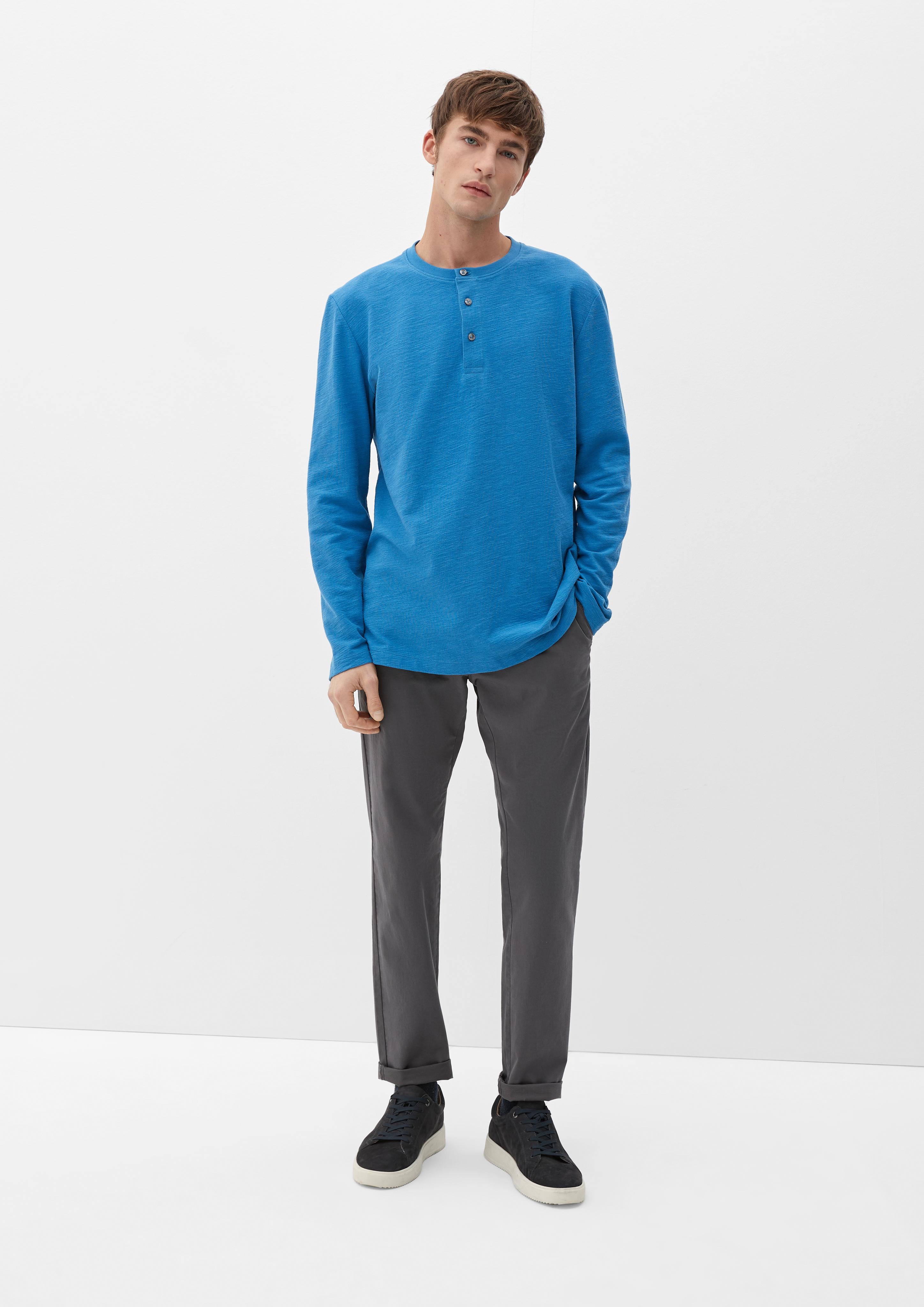 Sweater mit Henleyausschnitt  2125693-6285