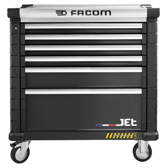 Facom JET.6NM4AS Încuietoare de siguranță pentru cărucior de scule cu 6 sertare M4 Negru