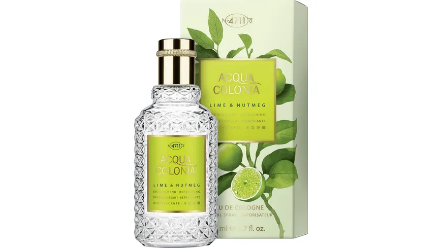 4711 ACQUA COLONIA Lime & Nutmeg Eau de Cologne 50 ml