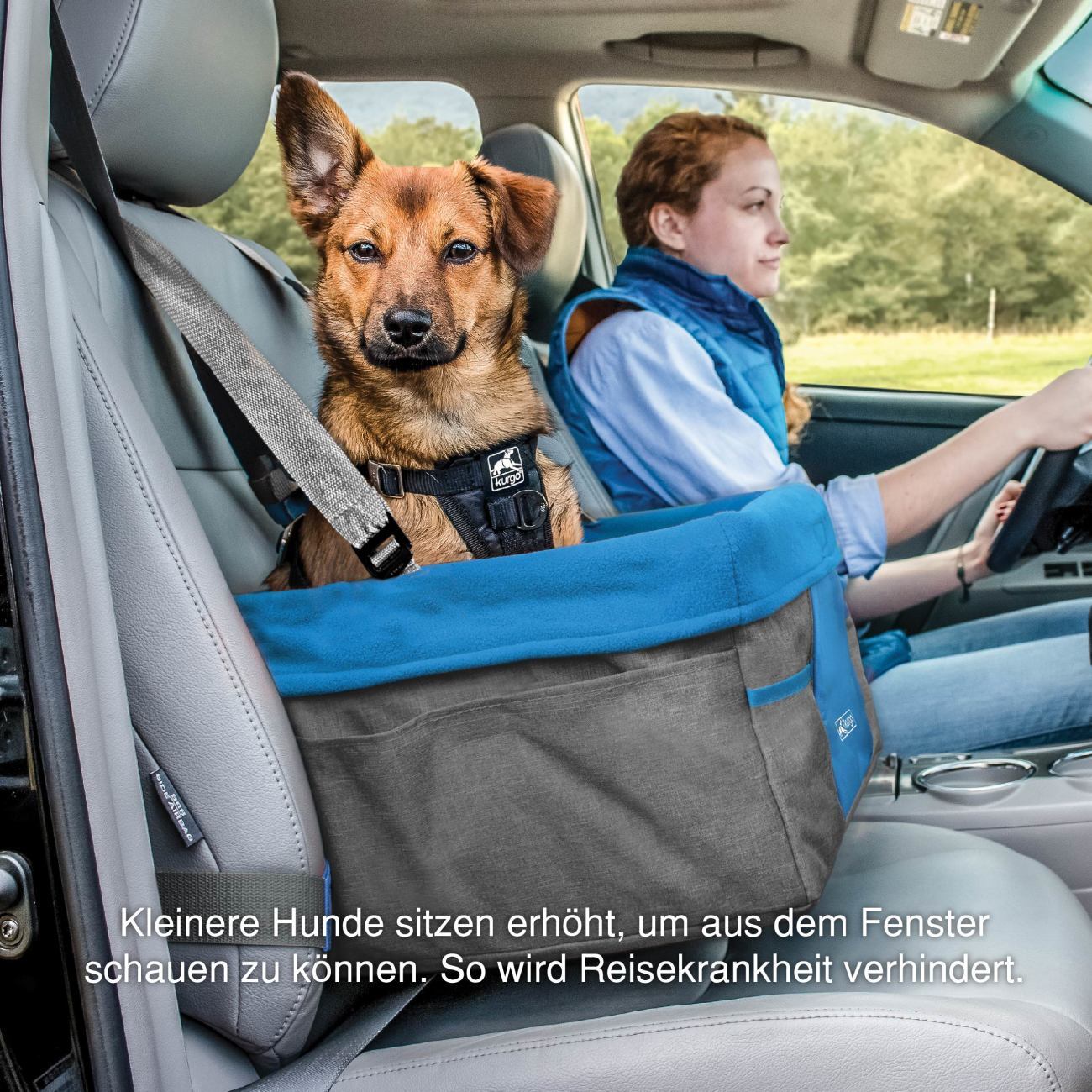 Kurgo Autozubehör Kurgo Autositz Heather Booster