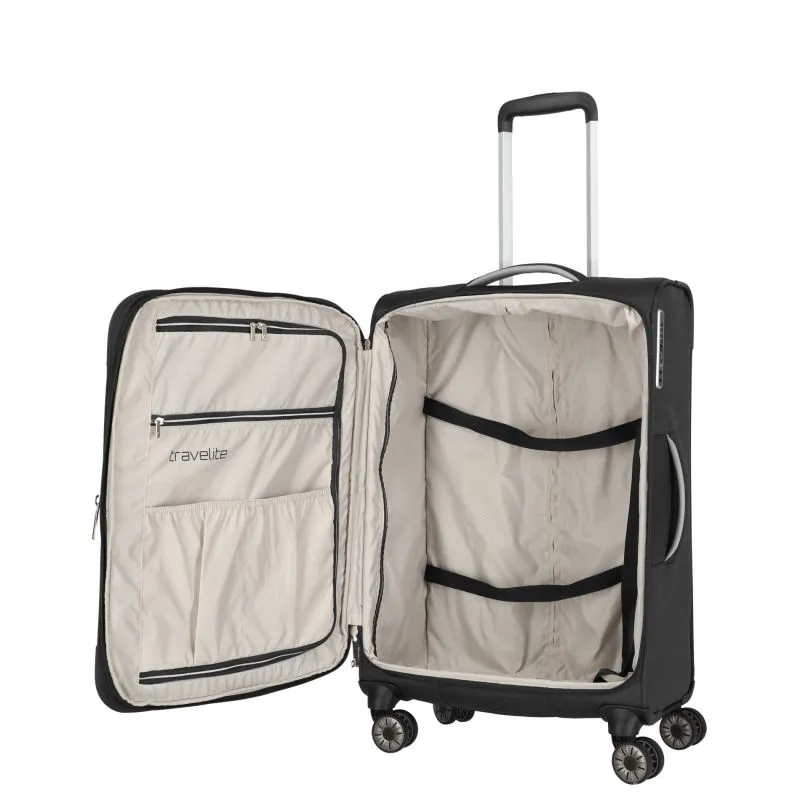 Travelite MIIGO 4w Trolley M, Nachtschwarz