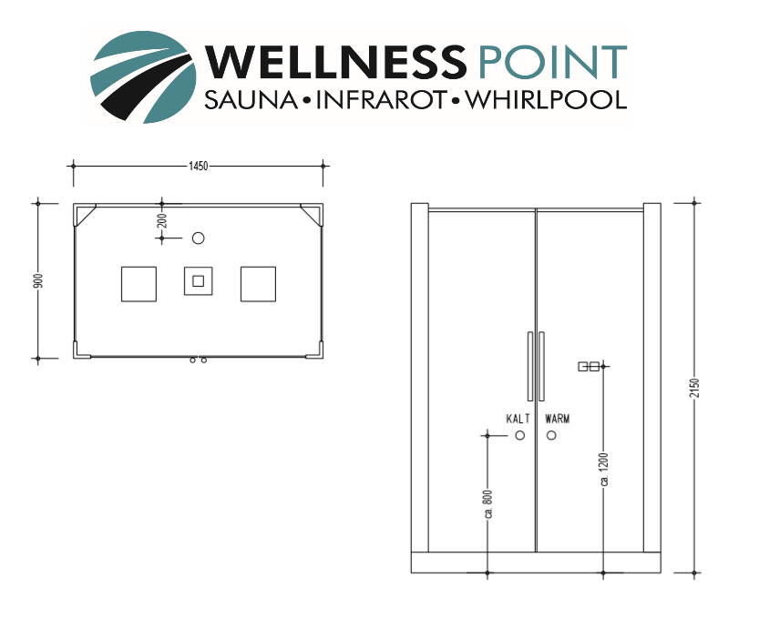 PureHaven Dampfdusche und Infrarotsauna 145x90 cm mit Aluminiumrahmen komplettem Zubehör Tropenbrause Sitzfläche Radio Massagefunktion Schwarz/Weiß
