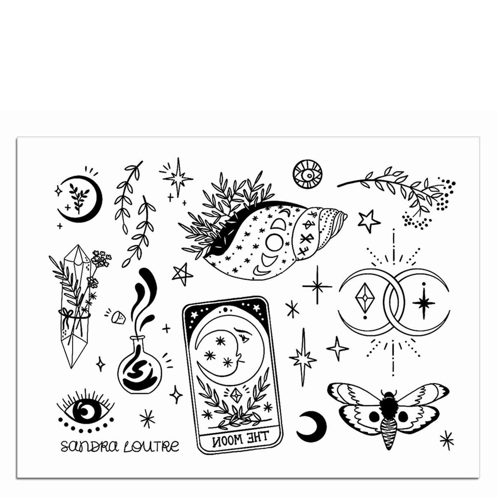 Sioou Mini talisman Tatouage éphémère