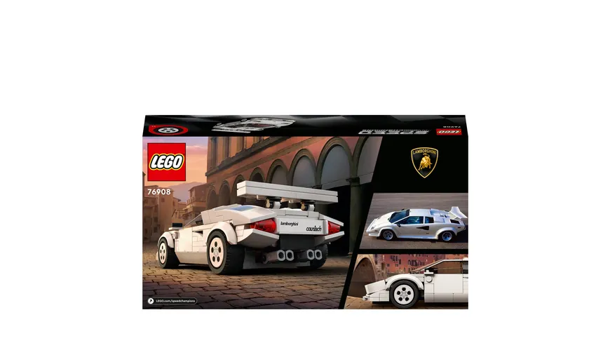 LEGO Speed Champions 76908 Lamborghini Countach, Modellauto Bausatz